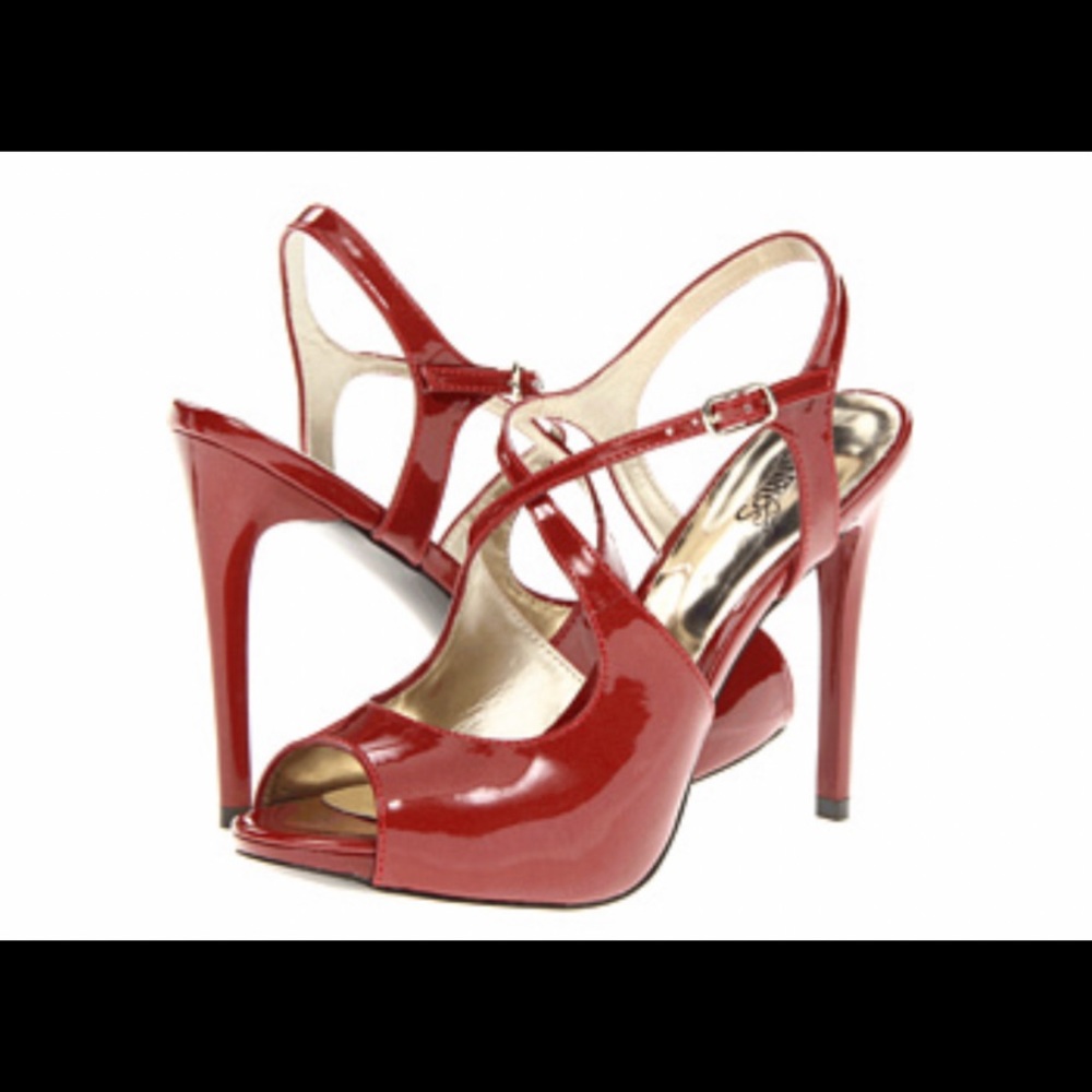 4” Heels. Burgundy color